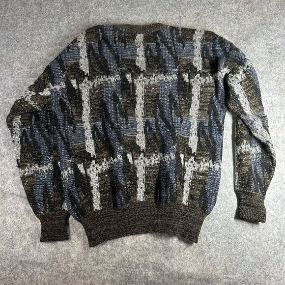 Vintage Michael Jordan by Lowell Dreyfus Y2K Sweater Mens XL Wool Multicolor - Picture 7 of 9